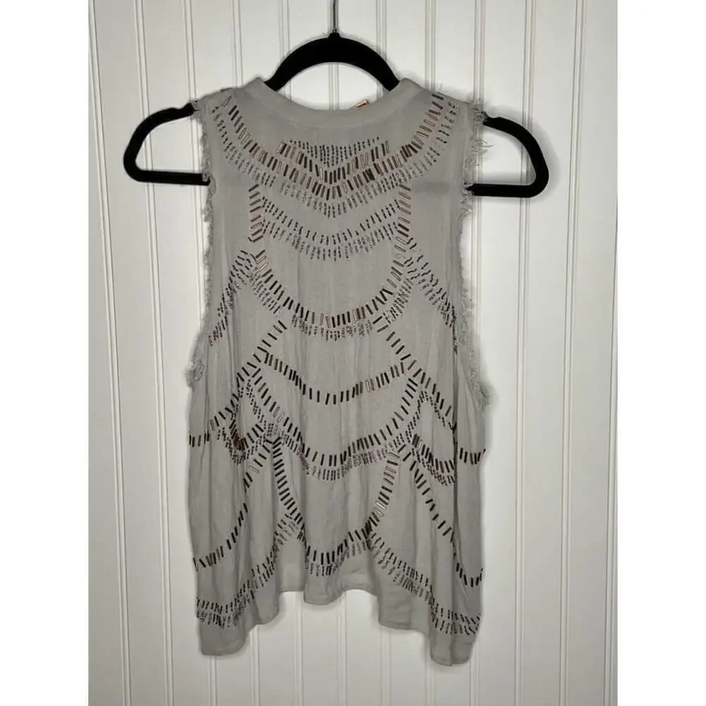 Free People Ferris Wheel Open Back Top Size Small. Retail ($128)